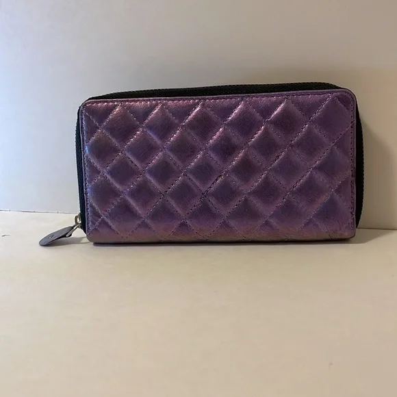 Iridescent Purple Wallet - Picture 3 of 7